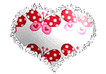 Gif animé coeur coussin